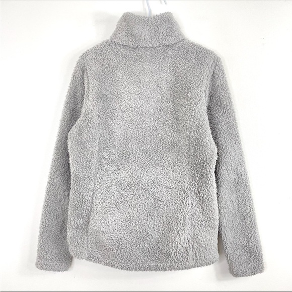 Patagonia Los Gatos 1/4 Zip Front Pile Fleece Pullover Sweater Top Gray Size S - Picture 3 of 7